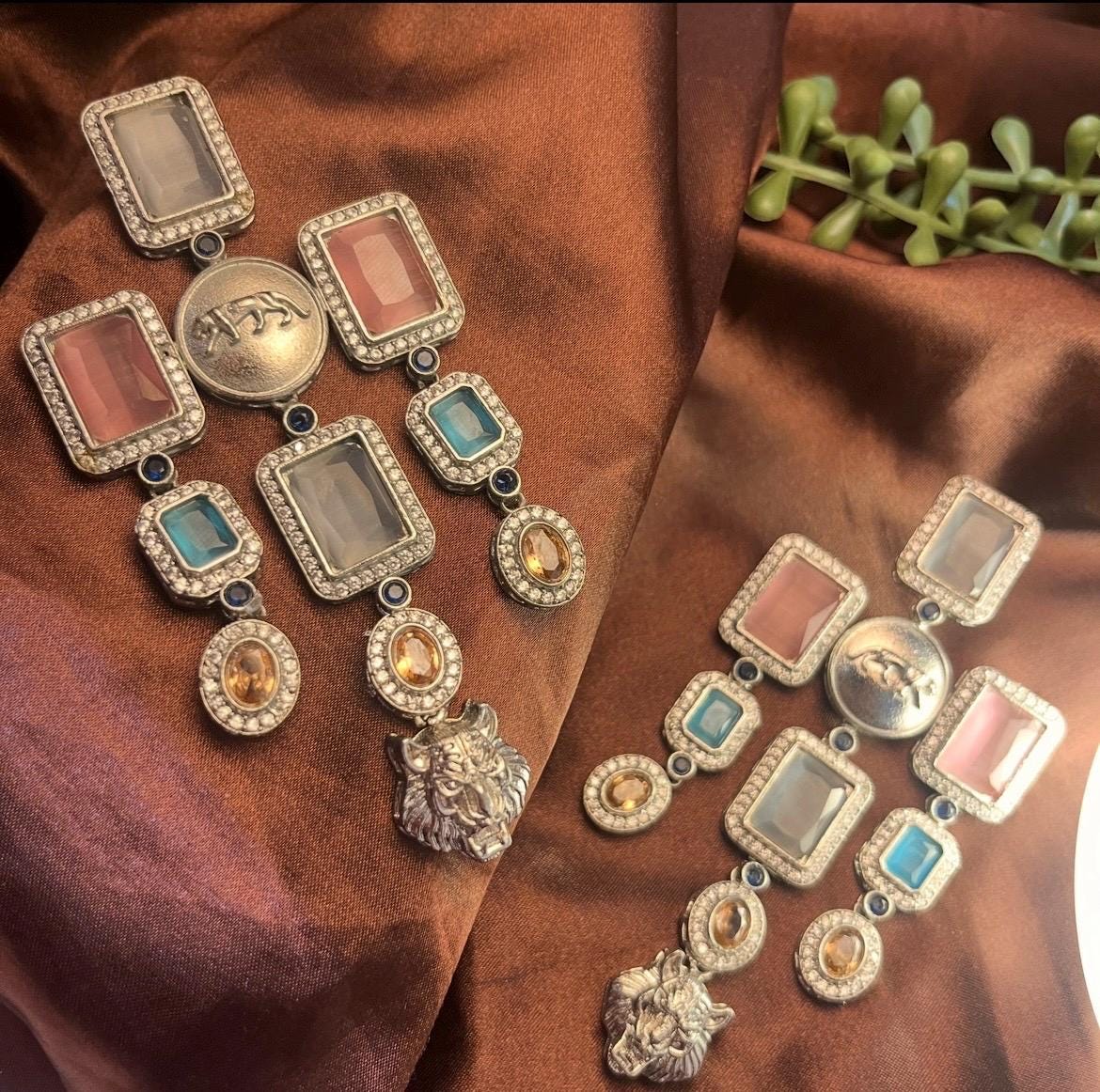Sabyasachi Inspired Oxidised Premium Earrings | Trendy  Bridal Collection
