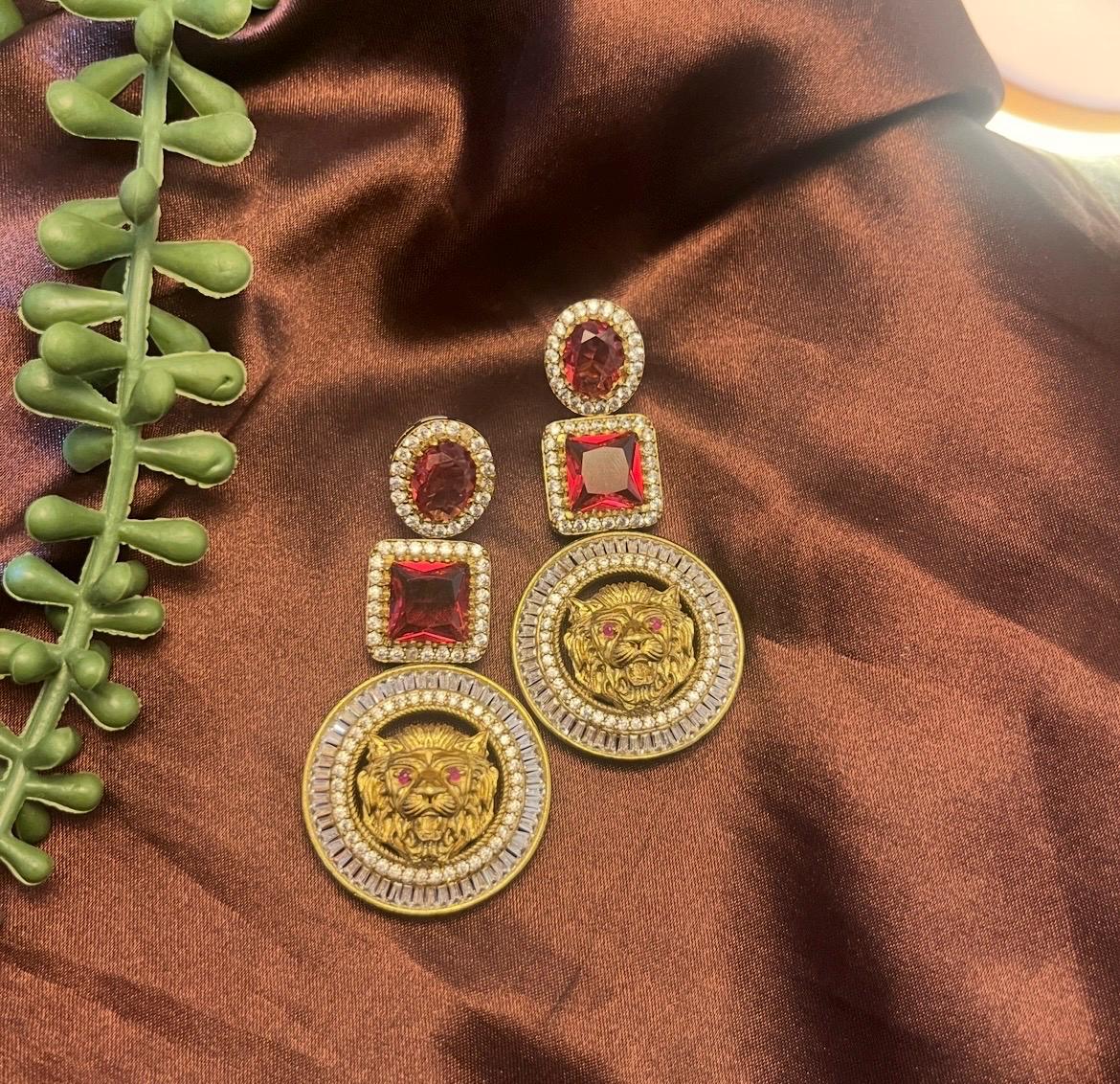 Sabyasachi Inspired Premium Earrings| Silver finish | Trendy  Bridal Collection