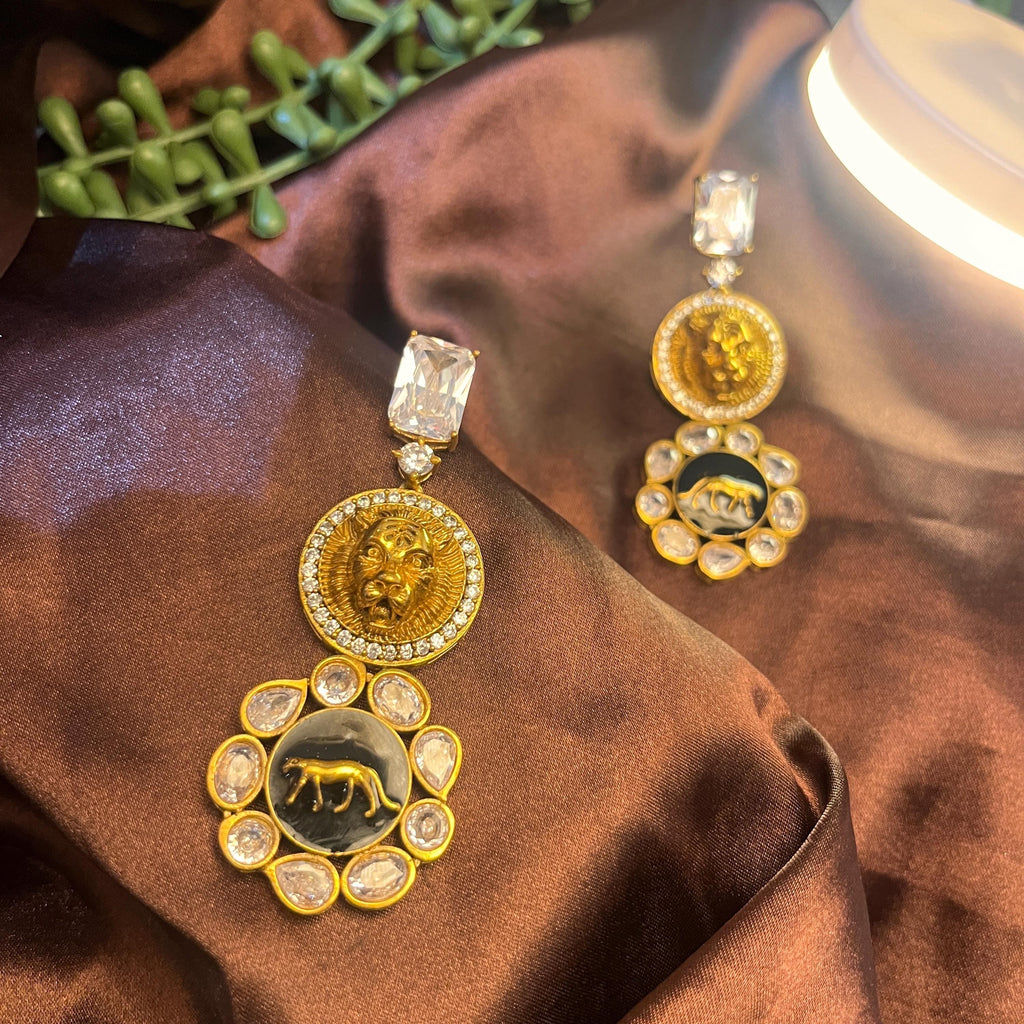 Sabyasachi Inspired  Golden finish Premium Earrings | Trendy Collection