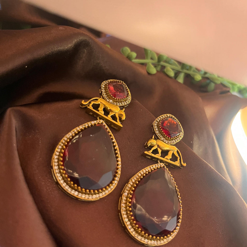 Sabyasachi Inspired  Golden finish Premium Earrings | Trendy Collection