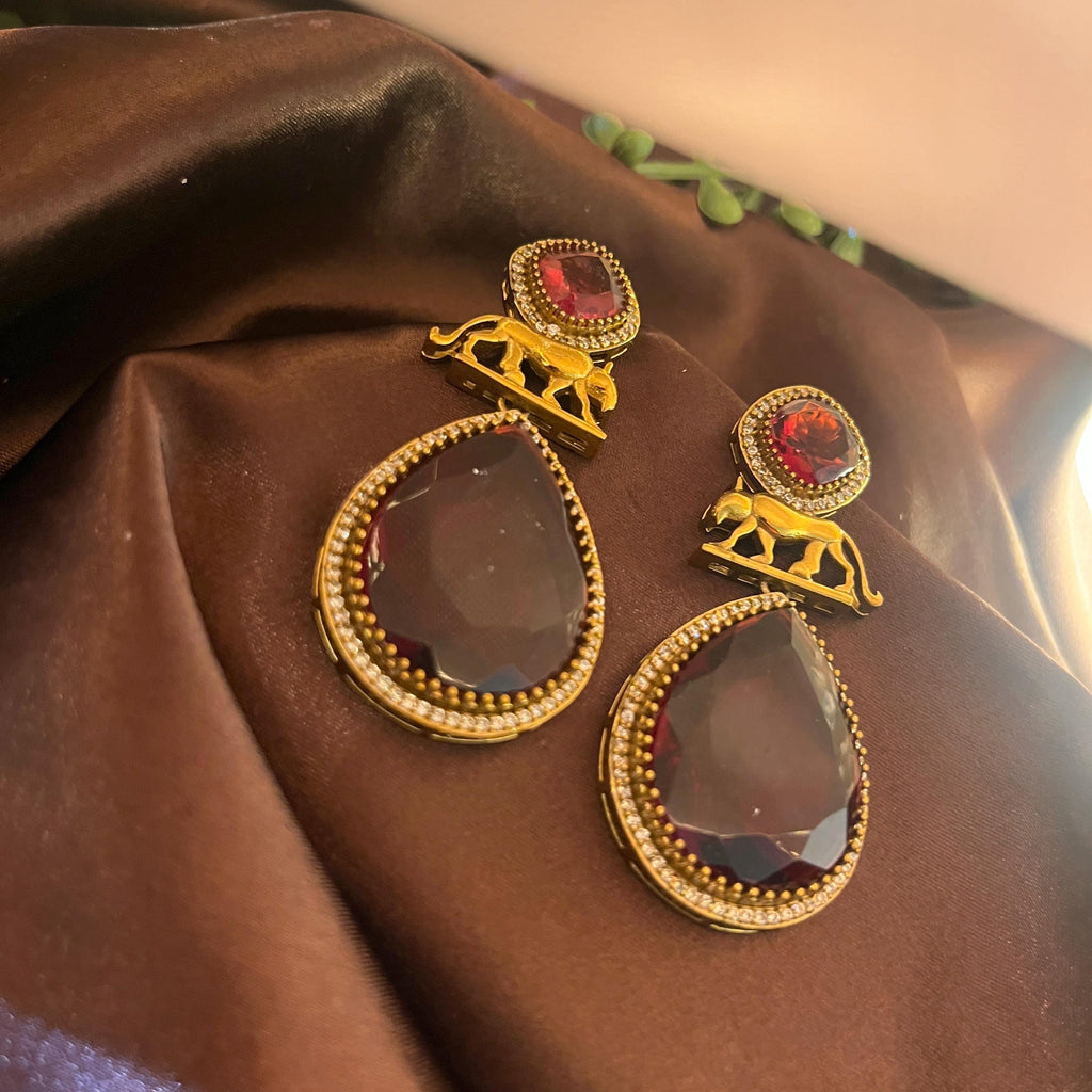 Sabyasachi Inspired  Golden finish Premium Earrings | Trendy Collection