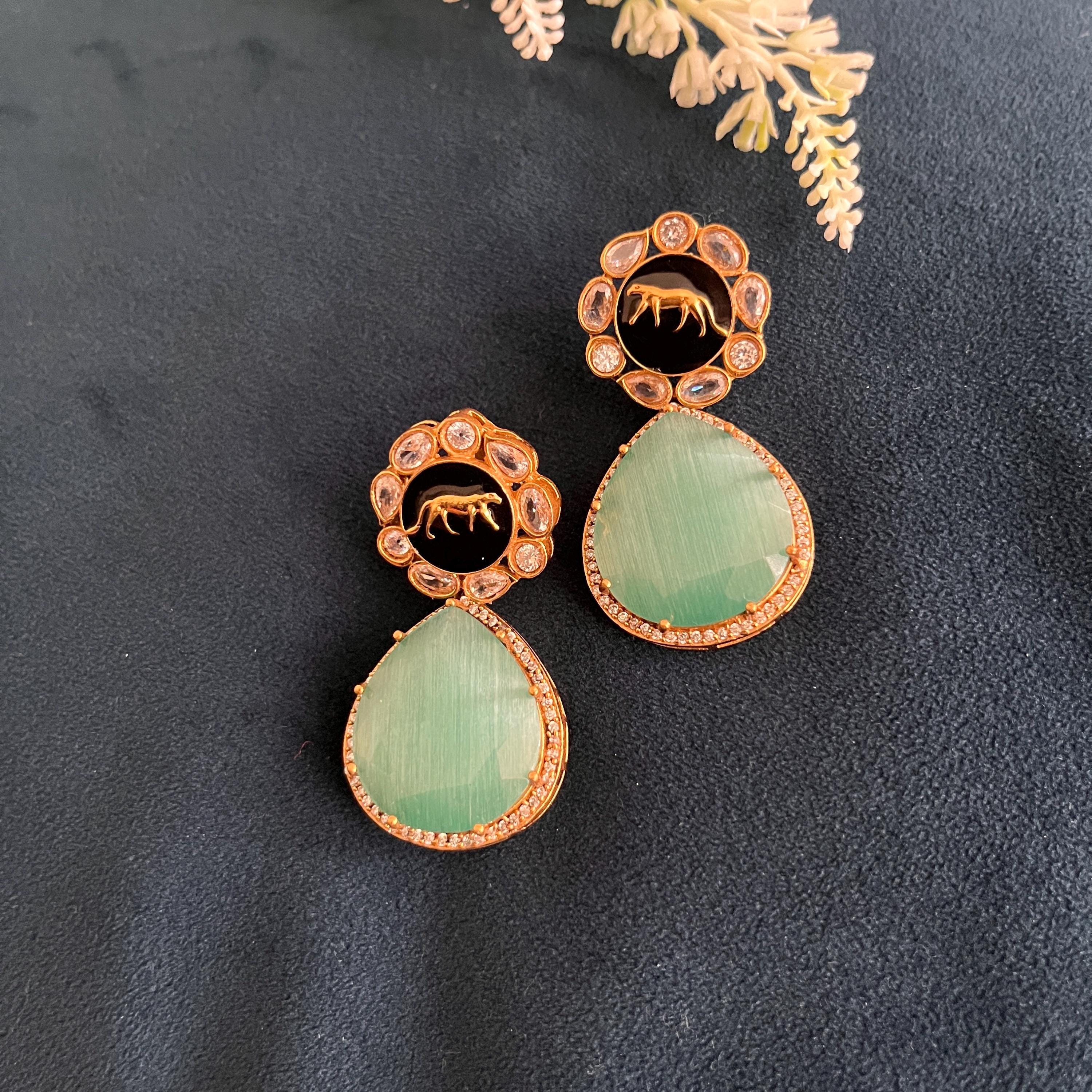 Sabyasachi Inspired  Golden finish Premium Earrings | Trendy Collection