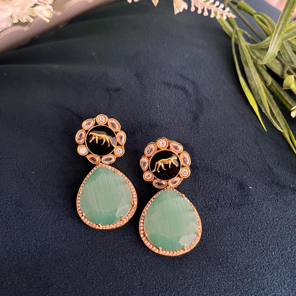 Sabyasachi Inspired  Golden finish Premium Earrings | Trendy Collection