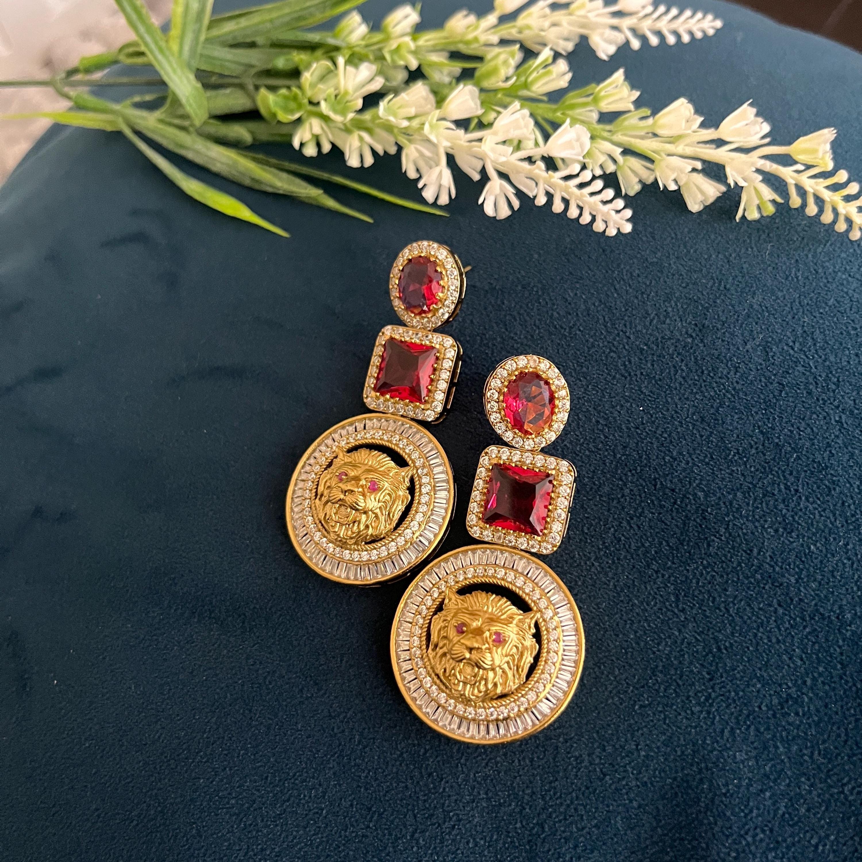 Sabyasachi Inspired Premium Earrings| Silver finish | Trendy  Bridal Collection