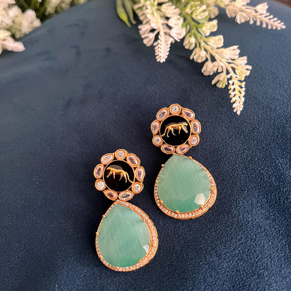 Sabyasachi Inspired  Golden finish Premium Earrings | Trendy Collection