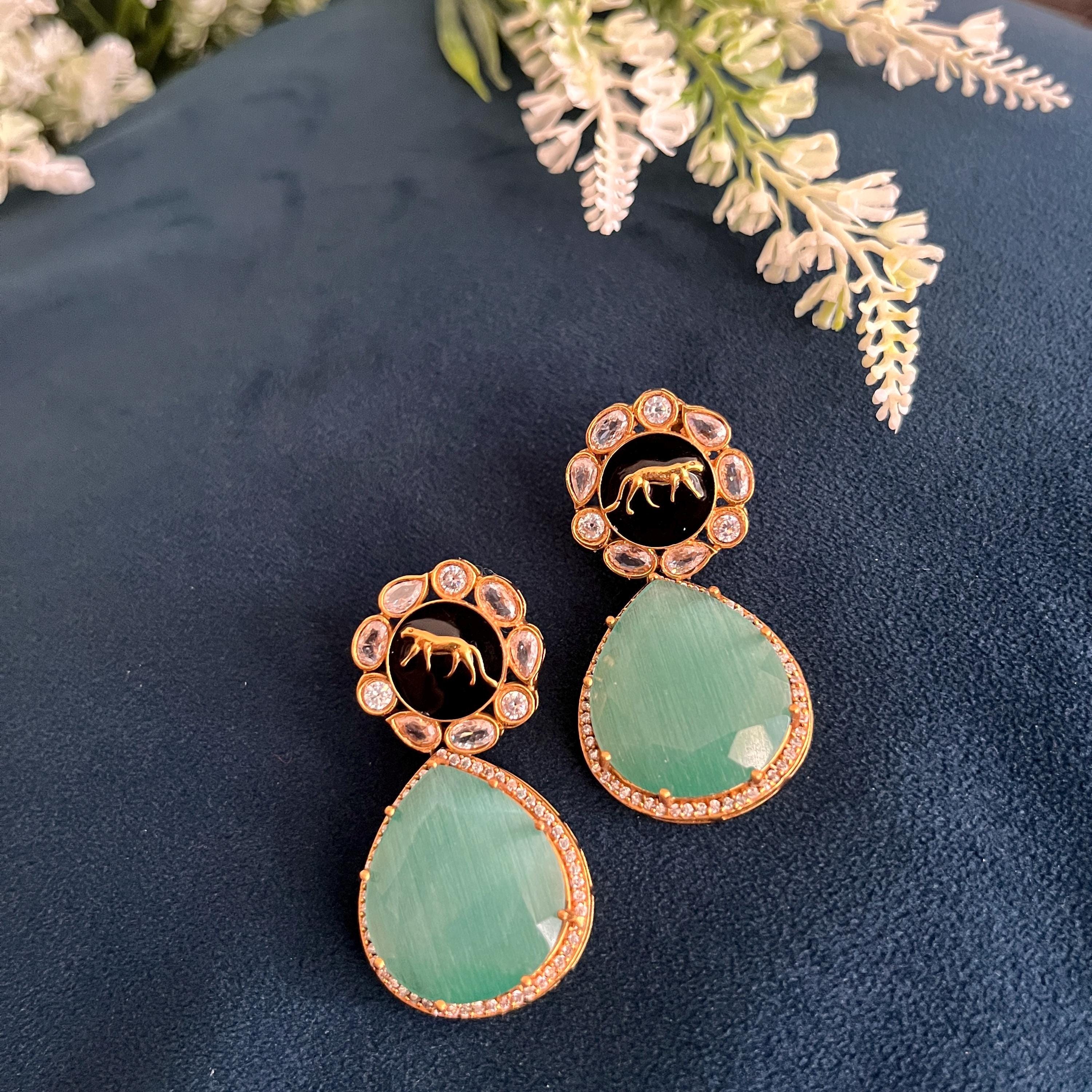 Sabyasachi Inspired  Golden finish Premium Earrings | Trendy Collection