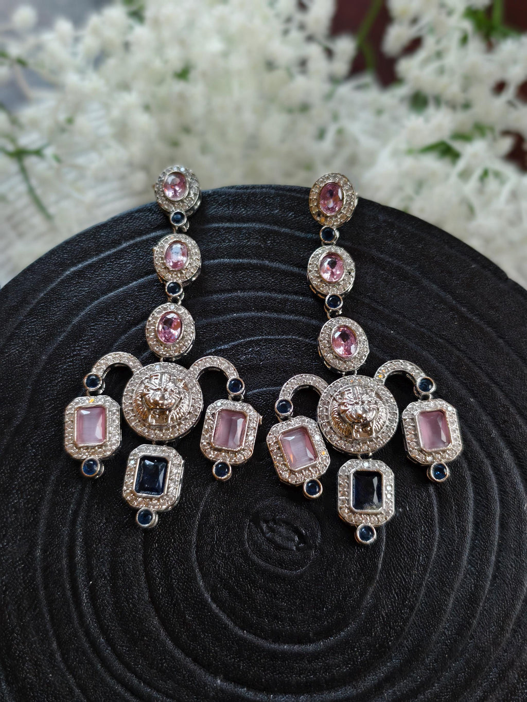 Beautiful Sabyasachi Inspired  silver finish  Premium Earrings | Trendy Collection