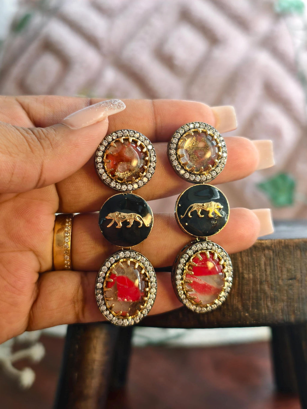 Sabyasachi Inspired  Golden finish Premium Earrings | Trendy Collection| Indian Jewellery