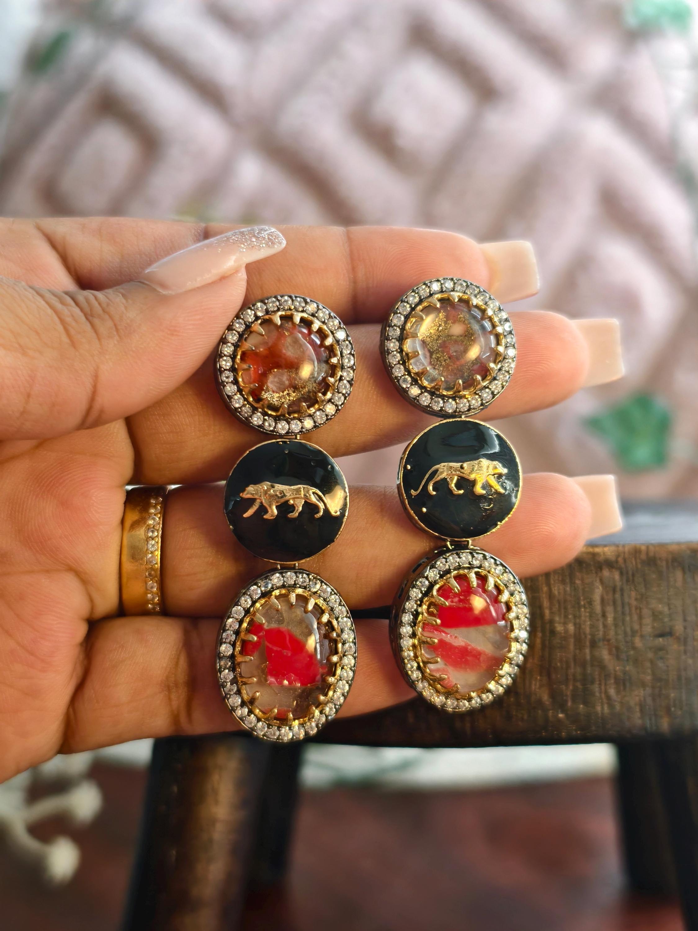 Sabyasachi Inspired  Golden finish Premium Earrings | Trendy Collection| Indian Jewellery