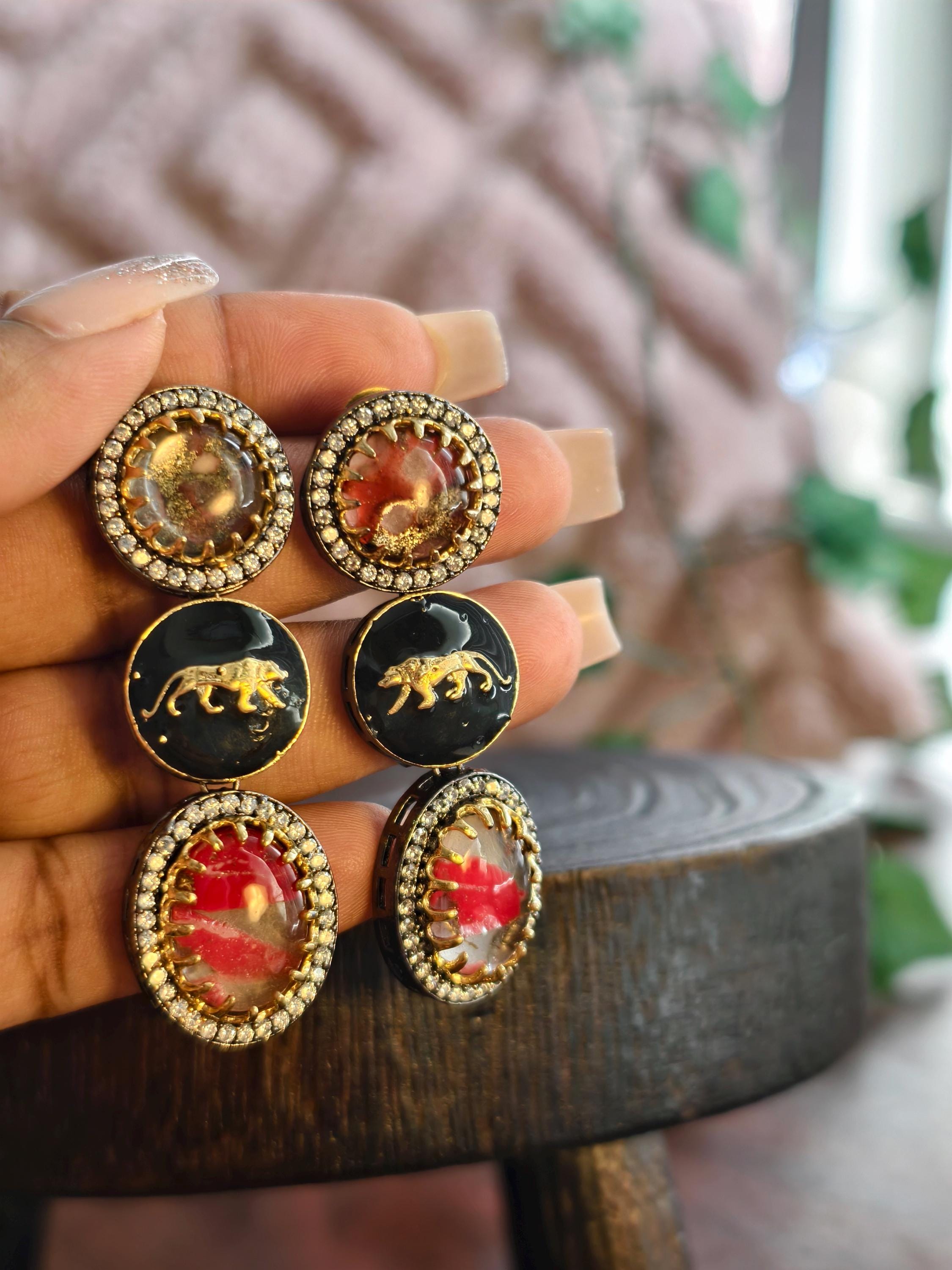 Sabyasachi Inspired  Golden finish Premium Earrings | Trendy Collection| Indian Jewellery