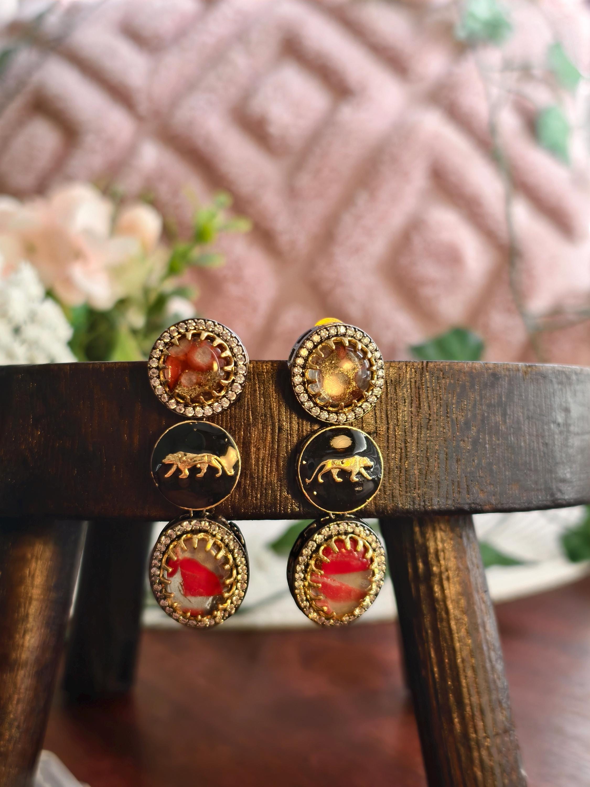 Sabyasachi Inspired  Golden finish Premium Earrings | Trendy Collection| Indian Jewellery