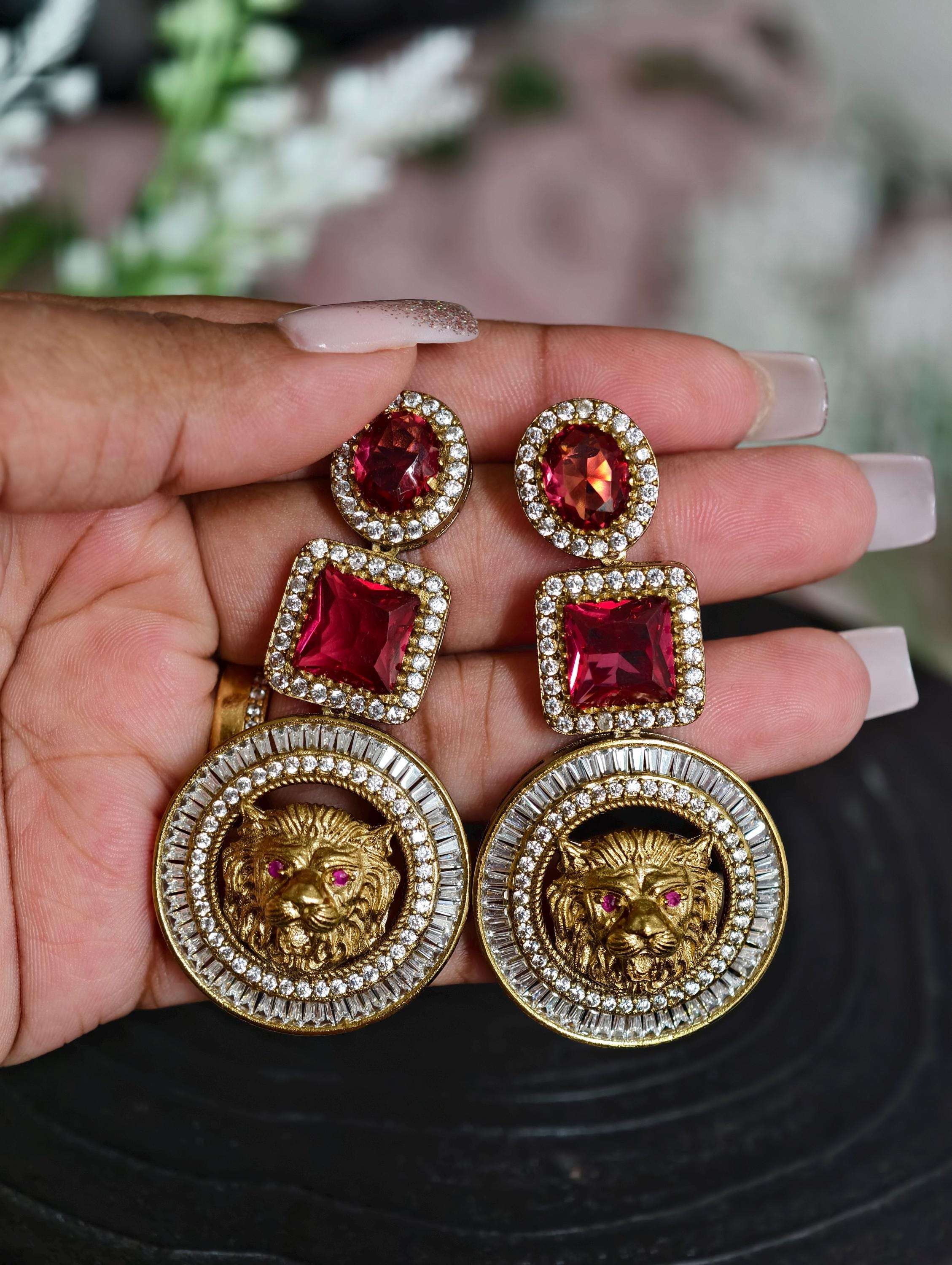 Sabyasachi Inspired Premium Earrings| Silver finish | Trendy  Bridal Collection