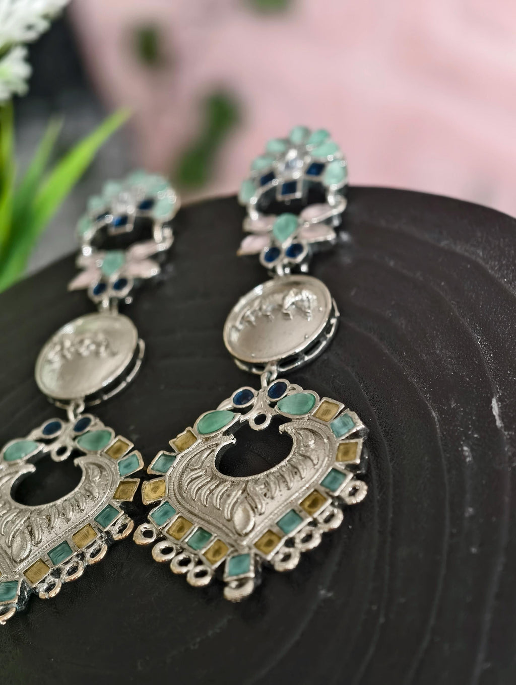 Silver Replica Regular wear earrings | Classy Elegance | Indian Jewellery