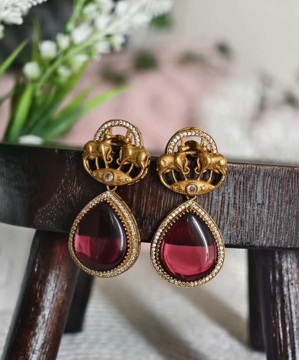 Trendy Sabyasachi Inspired  Golden finish Premium Earrings | Classy Collection | Indian Jewellery