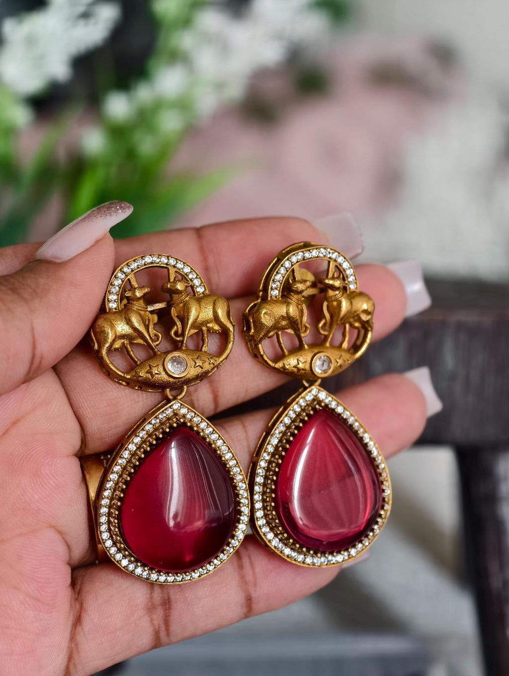 Trendy Sabyasachi Inspired  Golden finish Premium Earrings | Classy Collection | Indian Jewellery