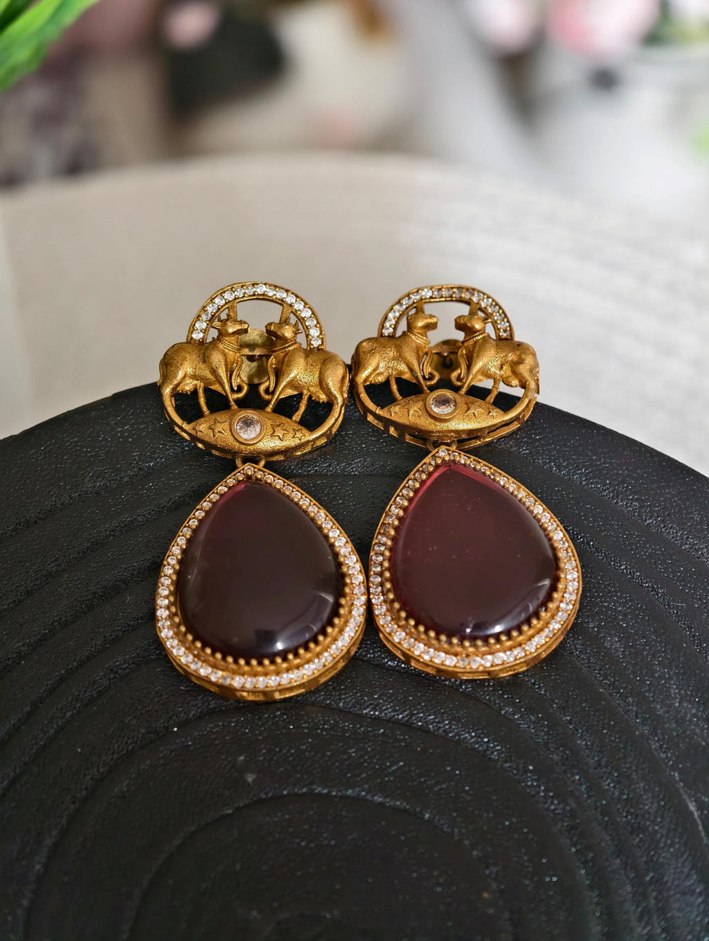 Trendy Sabyasachi Inspired  Golden finish Premium Earrings | Classy Collection | Indian Jewellery
