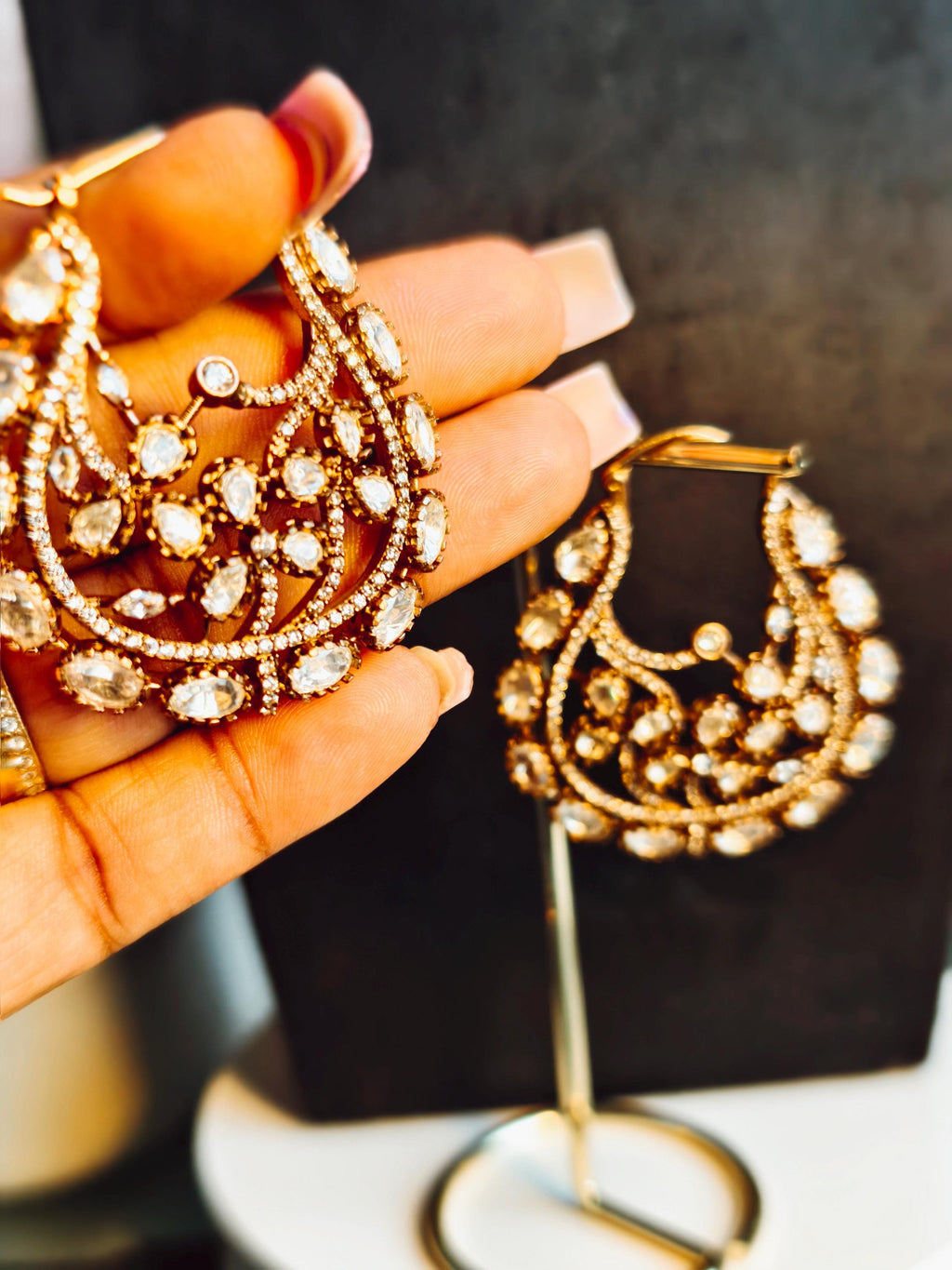 Kundan Earrings: Indian Jewelry
