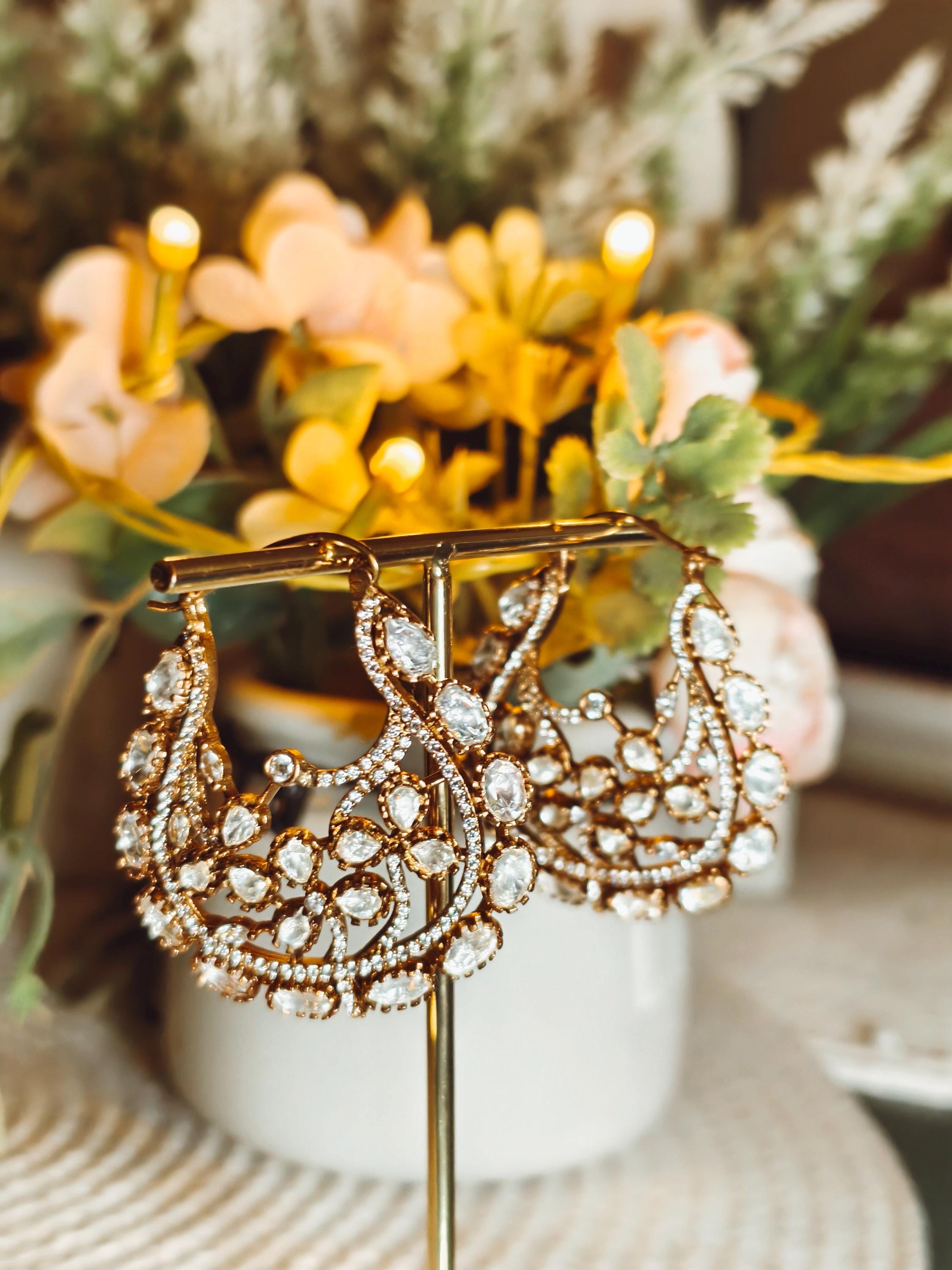 Kundan Earrings: Indian Jewelry