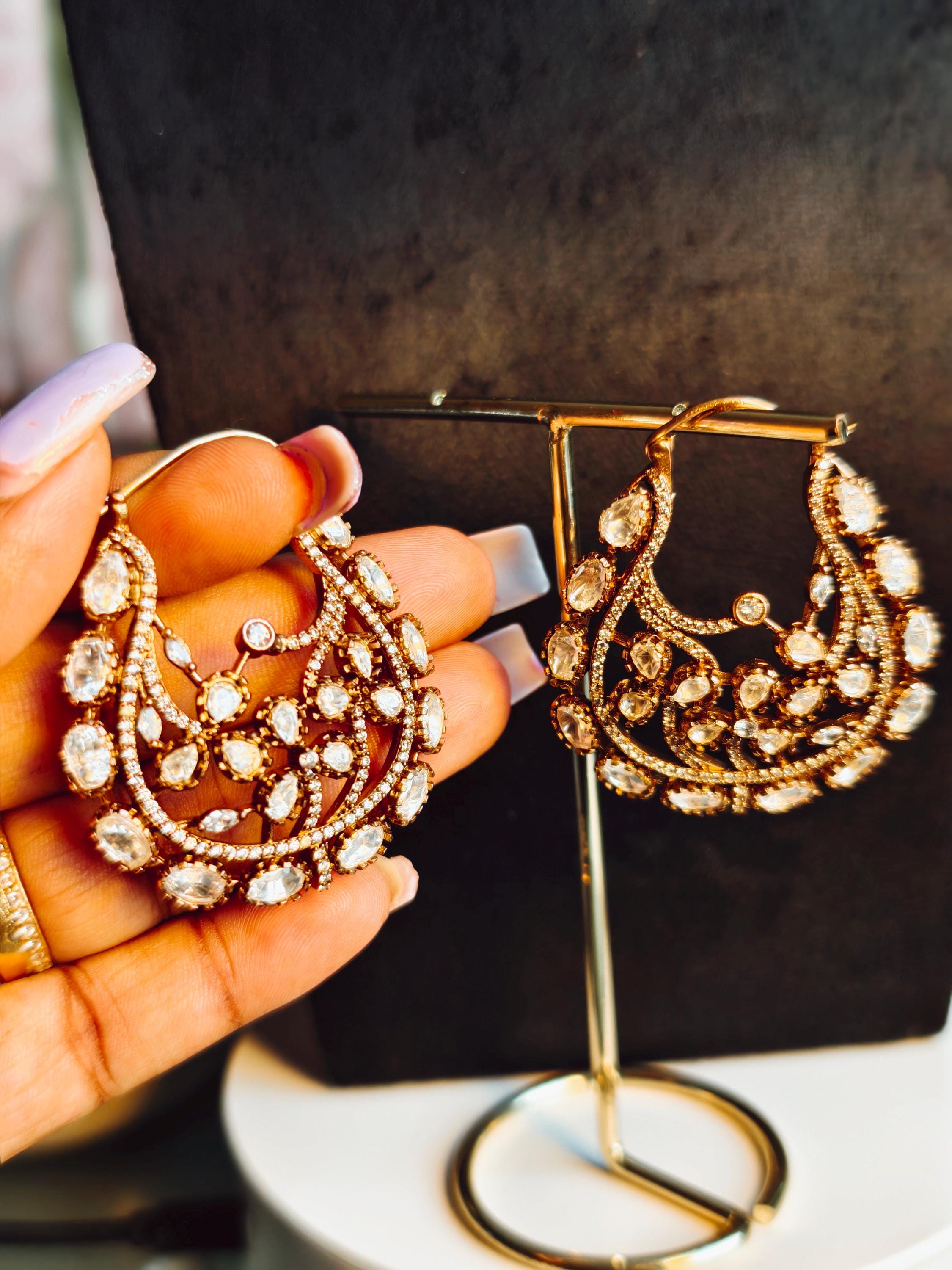 Kundan Earrings: Indian Jewelry