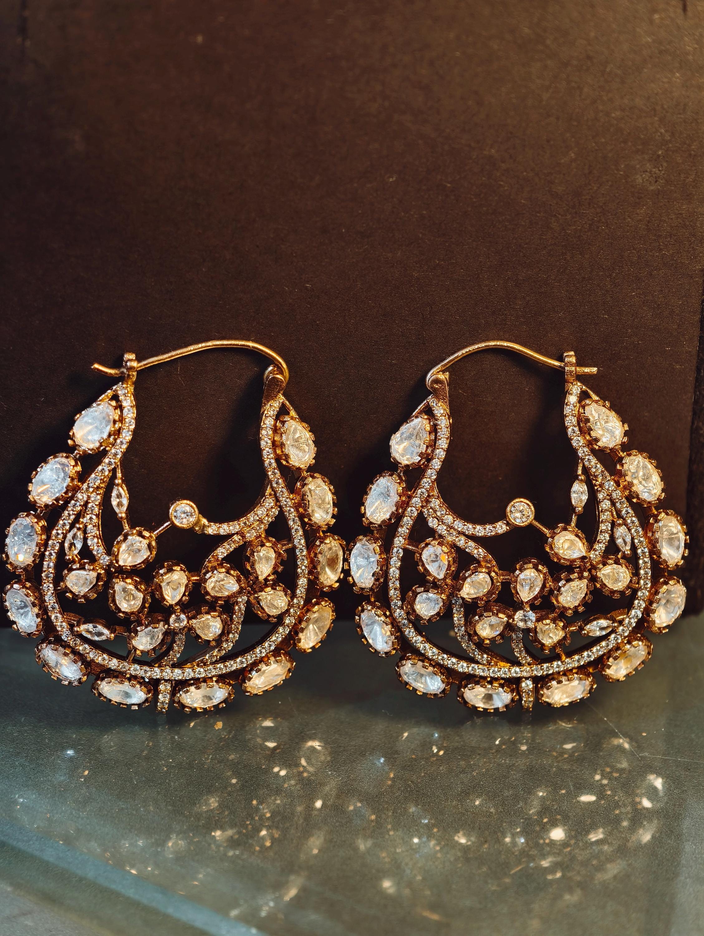 Kundan Earrings: Indian Jewelry