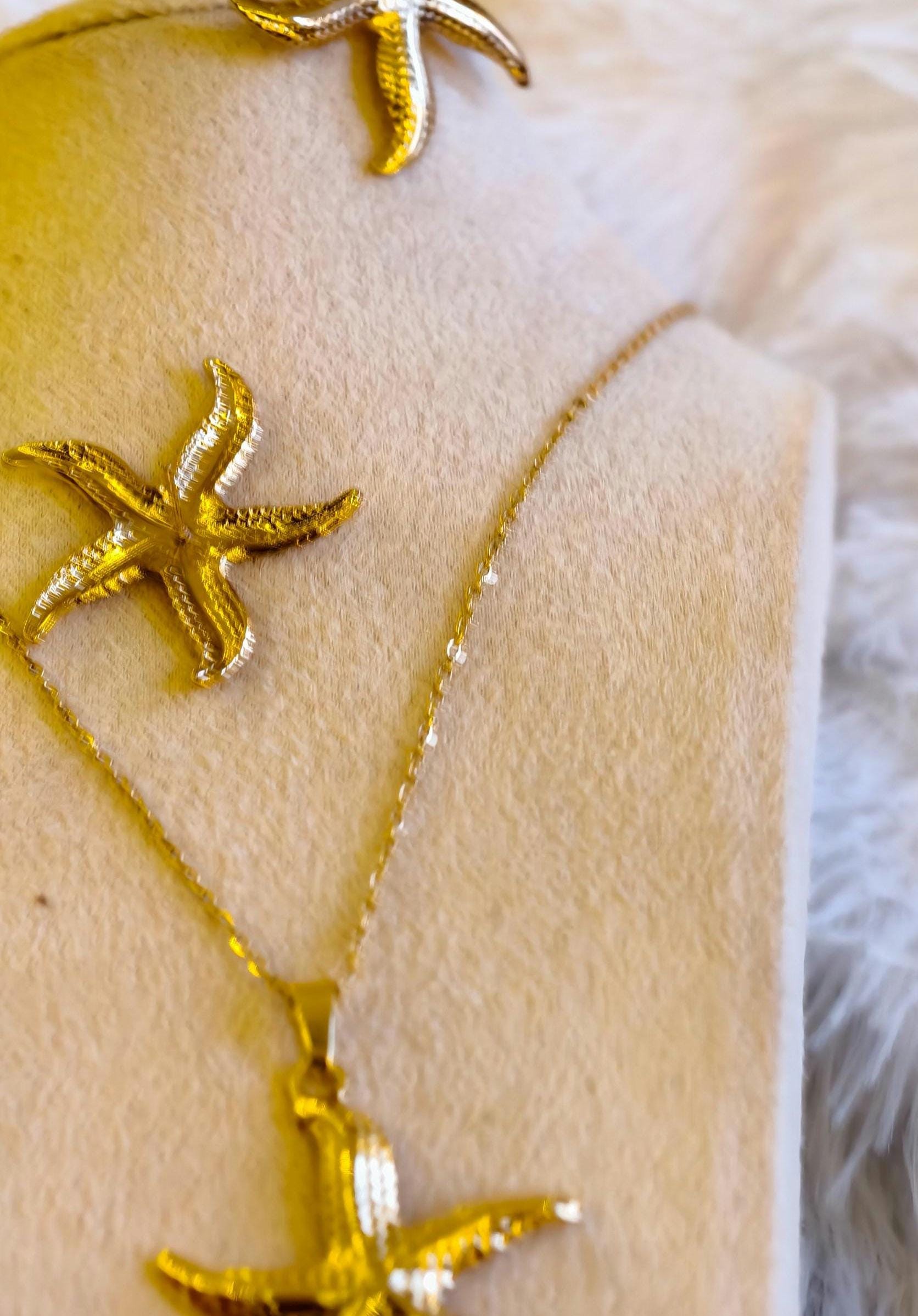 Celestial Gold Pendants  18k Gold Plated Stainless Steel Necklaces