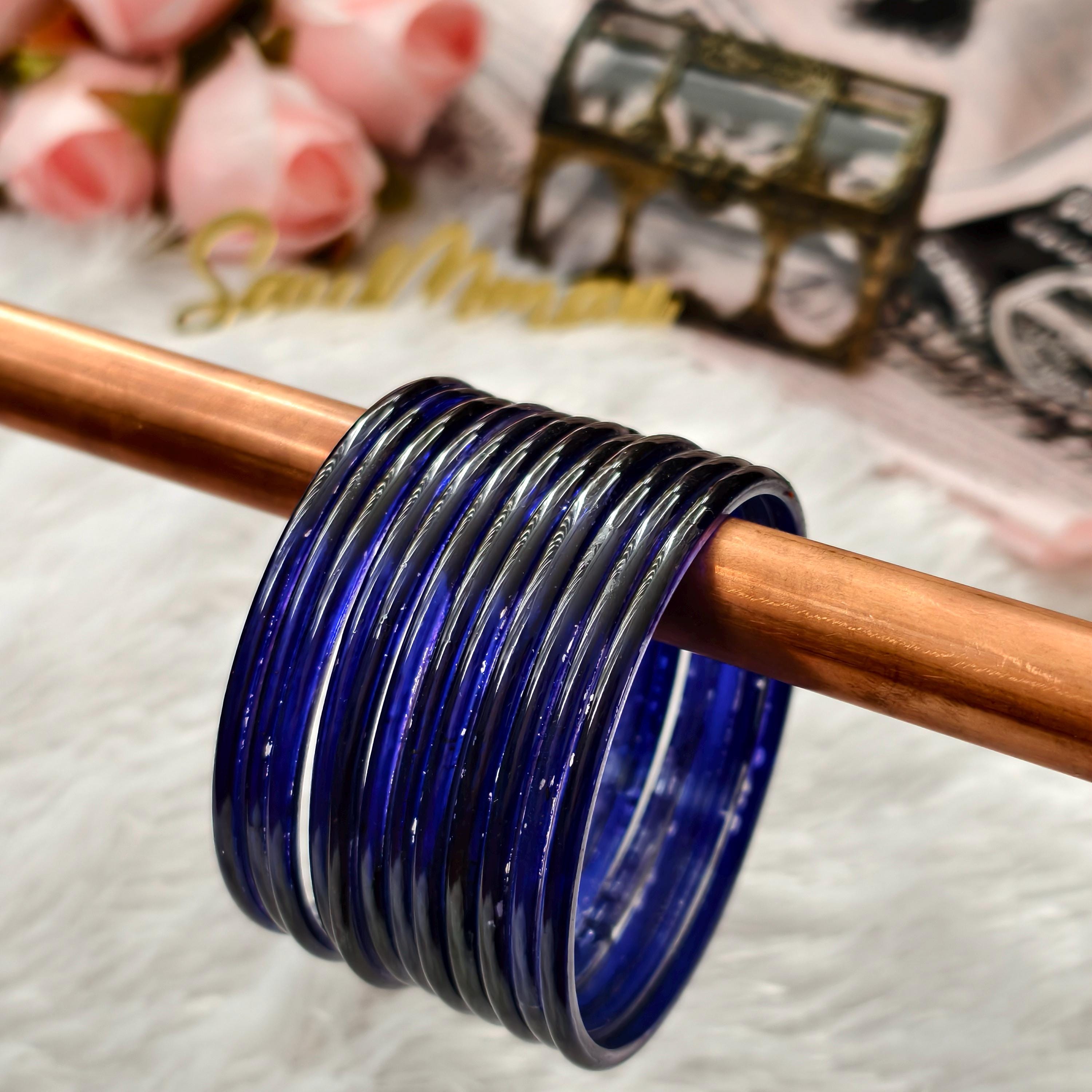 Kashmiri Ghungru Bangles ( 8 Pieces) , Jelly Bangles | Water Bangles | Raindrop Bangles (Set of 10-12)